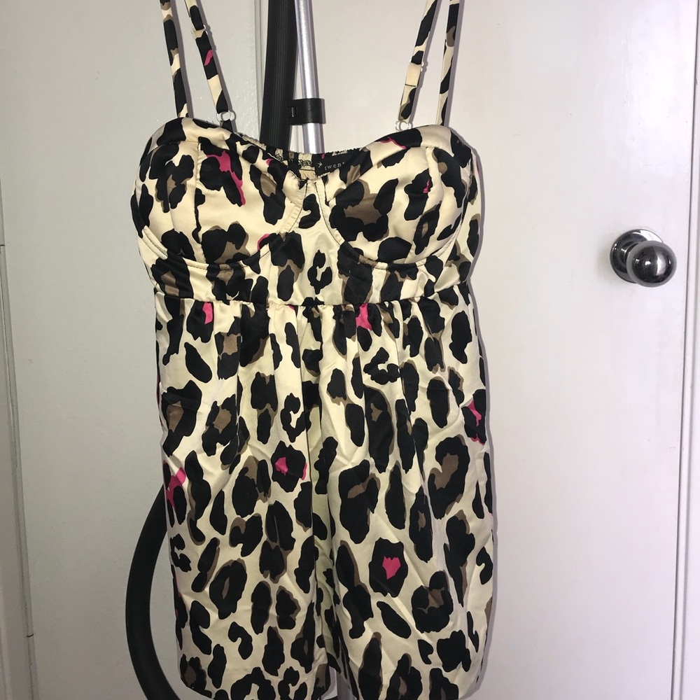 Leopard Spaghetti Strap